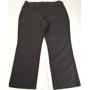 Ariat Rebar M4 Relaxed Straight Men’s 40x30 Grey Canvas Utility Pants Stretch